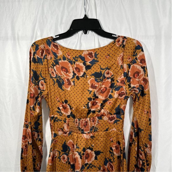 NWT $128 Free People [ 2 ] Morning Light Mini Dress in Neutral‎ Cooper - Picture 11 of 14